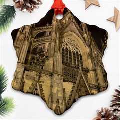 Cologne-church-evening-showplace Ornament (snowflake) by Amaryn4rt