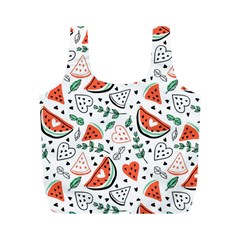 Seamless-vector-pattern-with-watermelons-mint Full Print Recycle Bag (m) by Amaryn4rt