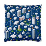 Isometric-seamless-pattern-megapolis Standard Cushion Case (Two Sides) Back