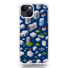 Isometric-seamless-pattern-megapolis Iphone 14 Tpu Uv Print Case by Amaryn4rt