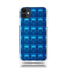 Bird Pattern Owl Drawing Iphone 11 Tpu Uv Print Case by Pakjumat