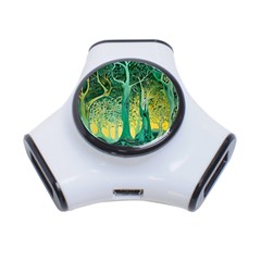 Nature Trees Forest Mystical Forest Jungle 3-port Usb Hub by Pakjumat