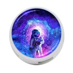 The Cosmonaut Galaxy Art Space Astronaut 4-Port USB Hub (One Side) Front