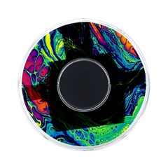 Color Colorful Geoglyser Abstract Holographic On-the-go Memory Card Reader by Modalart