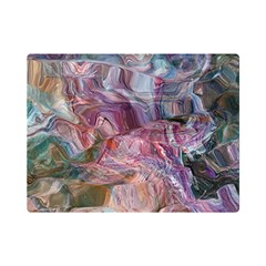 Blended Waves Premium Plush Fleece Blanket (mini) by kaleidomarblingart