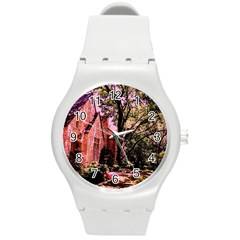 Hot Day In  Dallas-6 Round Plastic Sport Watch (m) by bestdesignintheworld