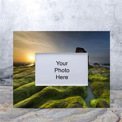 Coast Algae Sea Beach Shore White Tabletop Photo Frame 4 x6  by Sarkoni