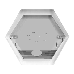Vector Graphic Clipart Mountains Hexagon Wood Jewelry Box by Sarkoni