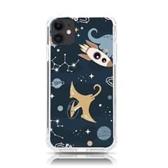 Space Theme Art Pattern Design Wallpaper Iphone 11 Tpu Uv Print Case by Proyonanggan