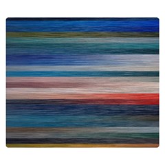 Background Horizontal Lines Premium Plush Fleece Blanket (small) by Amaryn4rt