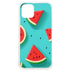 Watermelon Fruit Slice Iphone 12/12 Pro Tpu Uv Print Case by Ravend