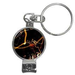 Abstract Nail Clippers Key Chain by Amaryn4rt