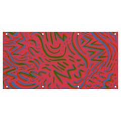 Pattern Saying Wavy Banner And Sign 8  X 4  by Ndabl3x