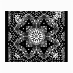Mandala Calming Coloring Page Small Glasses Cloth by Sarkoni