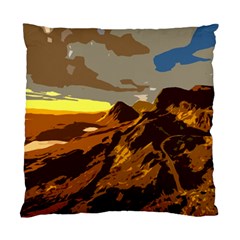 Scotland Monti Mountains Mountain Standard Cushion Case (two Sides) by Sarkoni