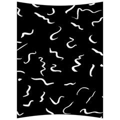 Scribbles Lines Drawing Picture Back Support Cushion by Sarkoni