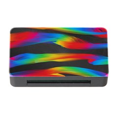 Colorful Background Memory Card Reader With Cf by Sarkoni