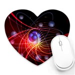 Physics Quantum Physics Particles Heart Mousepad Front