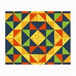Background Geometric Color Small Glasses Cloth Front