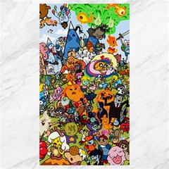 Cartoon Characters Tv Show  Adventure Time Multi Colored Canvas 40  X 72  by Sarkoni