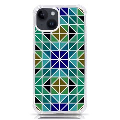 Mosaic Triangle Symmetry Iphone 14 Tpu Uv Print Case by Apen