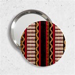 Textile Pattern Abstract Fabric 2.25  Handbag Mirrors Front