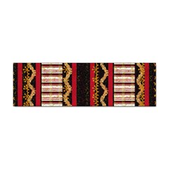 Textile Pattern Abstract Fabric Sticker (bumper) by Modalart