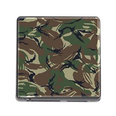 Camouflage Pattern Fabric Memory Card Reader (square 5 Slot) by Bedest