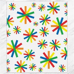 Celebrate Pattern Colorful Design Canvas 8  X 10  by Ravend