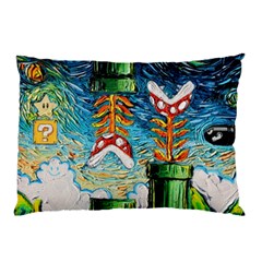 Cartoon Game Games Starry Night Doctor Who Van Gogh Parody Pillow Case (two Sides) by Modalart