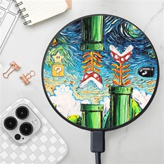 Cartoon Game Games Starry Night Doctor Who Van Gogh Parody Wireless Fast Charger(black) by Modalart