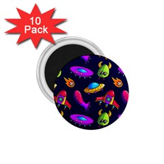 Space Pattern 1 75  Magnets (10 Pack)  by Bedest