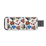 Full Color Flash Tattoo Patterns Portable USB Flash (Two Sides) Back