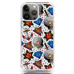 Full Color Flash Tattoo Patterns Iphone 13 Pro Max Tpu Uv Print Case by Bedest