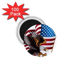 American Eagle Clip Art 1 75  Magnets (100 Pack)  by Maspions