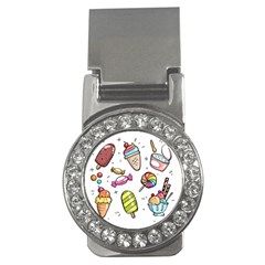 Doodle Cartoon Drawn Cone Food Money Clips (cz)  by Hannah976