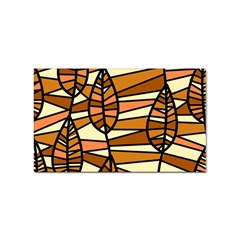 Autumn Leaf Mosaic Seamless Sticker (rectangular) by Hannah976