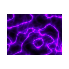 Purple Pattern Background Structure Premium Plush Fleece Blanket (mini) by Hannah976