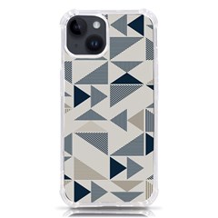 Geometric Triangle Modern Mosaic Iphone 14 Tpu Uv Print Case by Hannah976