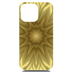 Background Pattern Golden Yellow Iphone 14 Pro Max Black Uv Print Case by Hannah976