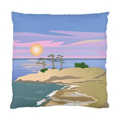 Vacation Island Sunset Sunrise Standard Cushion Case (two Sides) by Sarkoni