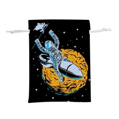 Astronaut Planet Space Science Lightweight Drawstring Pouch (m) by Sarkoni