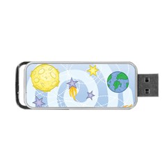 Science Fiction Outer Space Portable Usb Flash (two Sides) by Sarkoni
