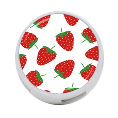 Seamless Pattern Fresh Strawberry 4-port Usb Hub (two Sides) by Sarkoni