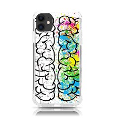 Brain Mind Psychology Idea Drawing Iphone 11 Tpu Uv Print Case by Grandong