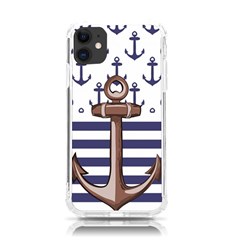 Anchor Background Design Iphone 11 Tpu Uv Print Case by Apen