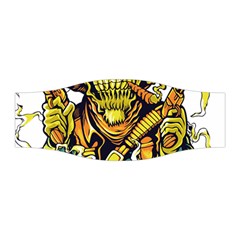 Cowboy Skeleton With Gun Illustration Stretchable Headband by Sarkoni