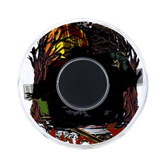 Grim Reaper Above Art  Monster Moon Letter Poster On-the-go Memory Card Reader by Sarkoni