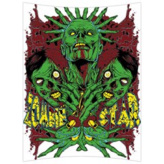 Zombie Star Monster Green Monster Back Support Cushion by Sarkoni