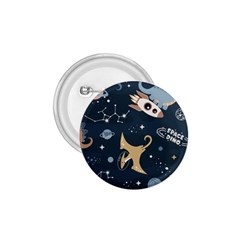 Space Theme Art Pattern Design Wallpaper 1 75  Buttons by Proyonanggan